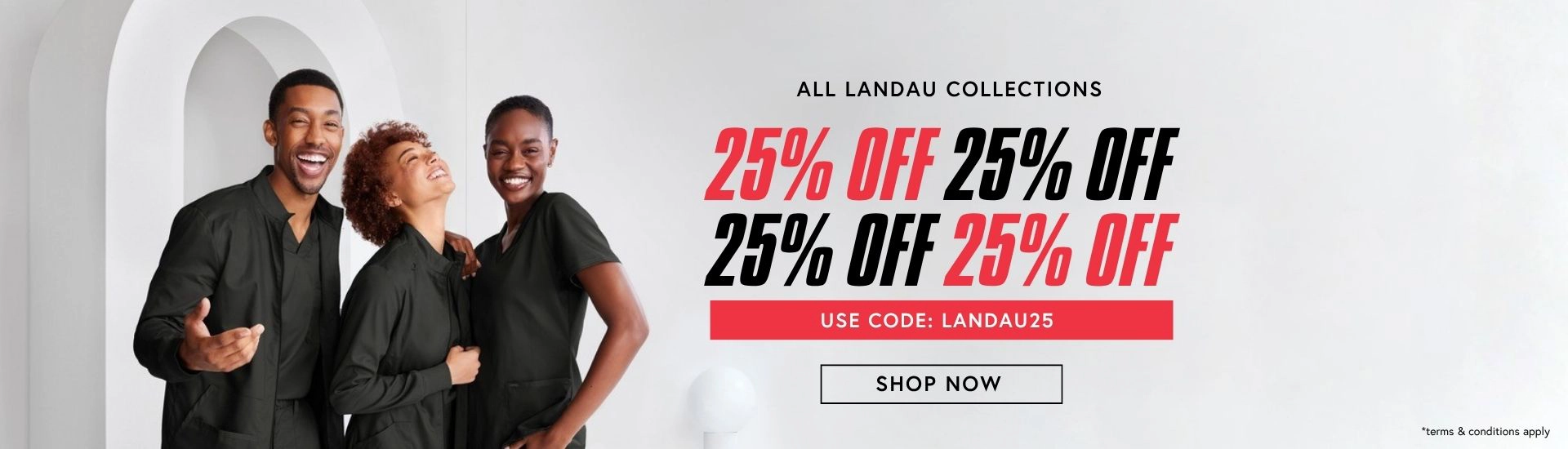25% off Landau Scrubs