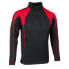 Junior pro team midlayer, Premium 1/4 zip panelled midlayer