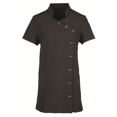Asymmetric mandarin collar tunic