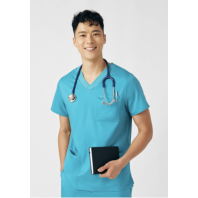 Proflex Mens 4-Pocket V-Neck Scrub Top