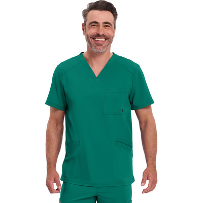 Cherokee Infinity Mens V-Neck Top Hunter