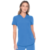 Urbane Icon Women''s 2 Pocket; 4-Way Stretch V-Neck Top
