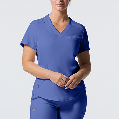 Landau Forward Women's Free Form Tuckable Scrub Top