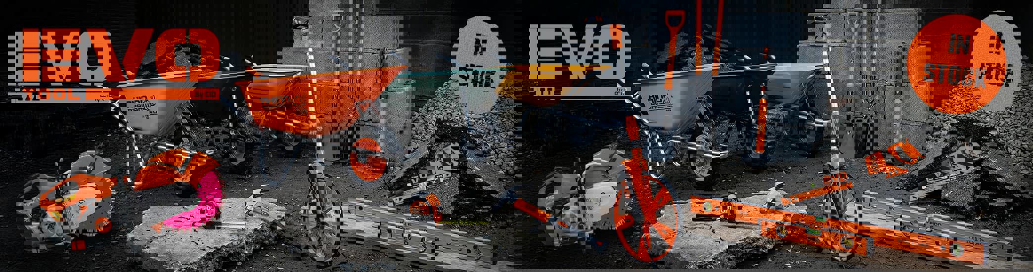 The ultimate heavy duty wheelbarrow - Rhino Barrow by EVO TOOL, supplied by CID Group