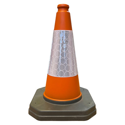 500mm One Piece Road Cone - Orange