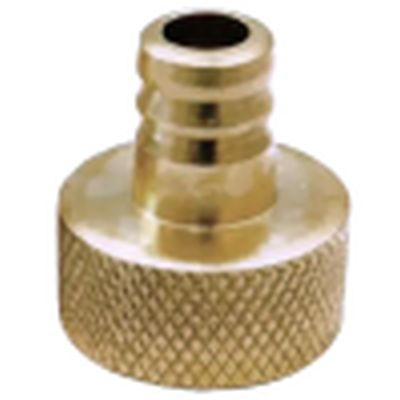 1/2" Brass Nipple Cap for Drain Test Plugs