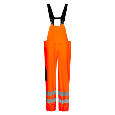 FR/ARC Flash Anti-Static Waterproof Bib & Brace - Orange