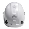 GIANT Combat Safety Helmet with Integrated Flip up Visor - White