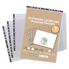 A3 100% Recycled Portrait Punched Pockets - Pack of 10