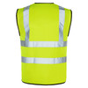 Yellow Hi Vis Waistcoat - Rear