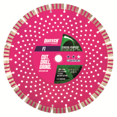 DIATECH F1 General Purpose Diamond Blade 230 x 22mm