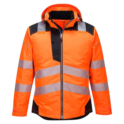 GIANT Tactical Hi Vis Ultra Waterproof Jacket (RIS-3279) - Orange/Black (2XL)