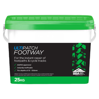 25kg Footway Asphalt (Tub) - Pallet of 39