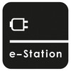 Black Thermoplastic E-Station Symbol - 1000 x 1000mm