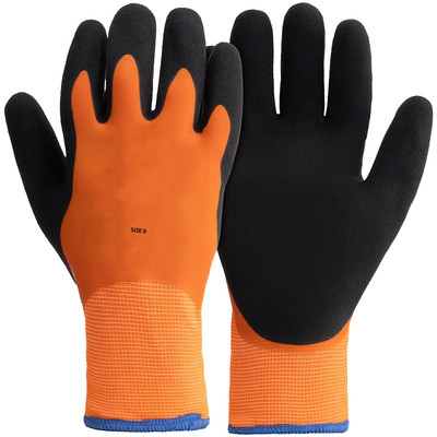 Double Dipped Thermal Gloves Cut Level 2 (10) - Orange/Black