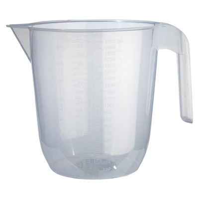 2L Plastic Clear Measuring Jug