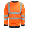 GIANT FR/ARC Flash Hi Vis L/S Sweatshirt (RIS-3279) - Orange (XL)