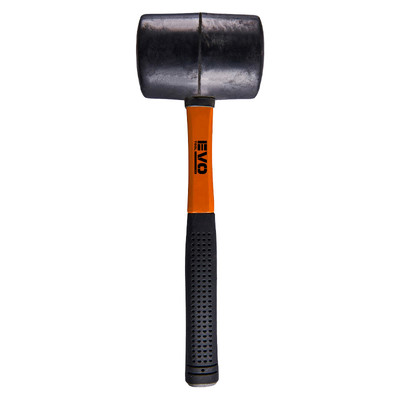 EVO TOOL 32oz Rubber Mallet with Fibreglass Handle
