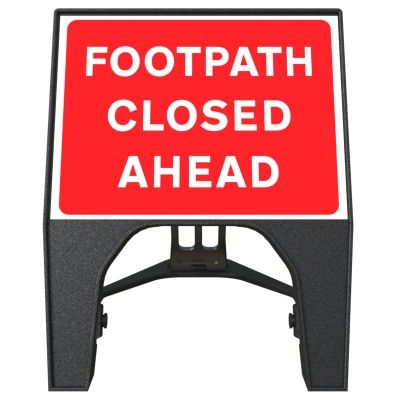 Footpath Closed Ahead Q-Sign