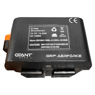 11.1V 5.2Ah Li-ion Battery for GIANT GRP Aerforce PAPR