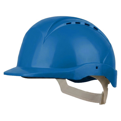 GIANT Premium Vented Safety Helmet with Slip Ratchet - Blue