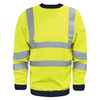 GIANT FR/ARC Flash Hi Vis L/S Sweatshirt - Yellow (S)