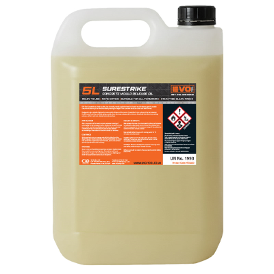 EVO TOOL SURESTRIKE 5L Concrete Mould Release Oil
