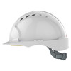 White JSP EVO3 Vented Safety Helmet with Slip Ratchet