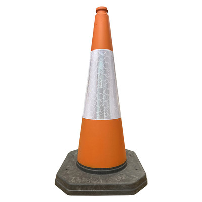 750mm One Piece Road Cone - Orange