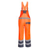Hi Vis Waterproof Bib & Brace (RIS-3279) - Orange/Navy (M)