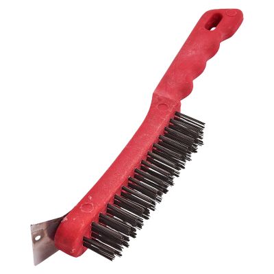 Wire Brush with Scraper