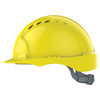 Yellow JSP EVO3 Vented Safety Helmet with Slip Ratchet