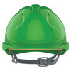 Green JSP EVO3 Vented Safety Helmet with Slip Ratchet
