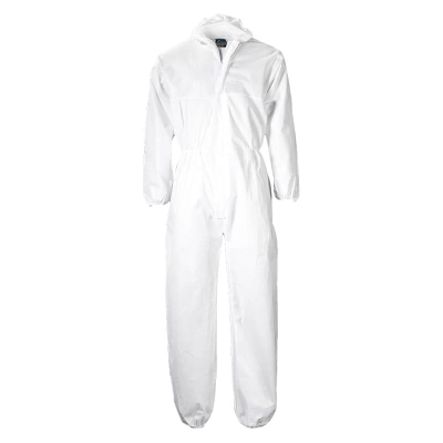Polypropylene Disposable Coverall - White (XL)