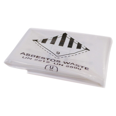 60L Clear Asbestos Waste Bag - Pack of 100
