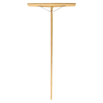 Wooden Spazzle with Wooden Handle