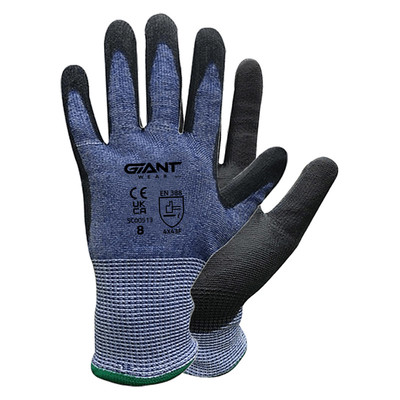 GIANT Ultra Gloves Cut Level F (8) - Blue/Black
