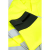 FR/ARC Flash Hi Vis Waterproof Jacket - Yellow/Navy (L)