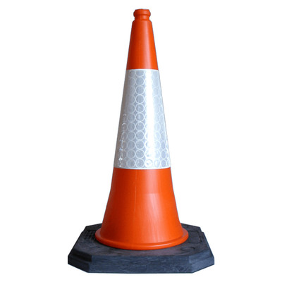 750mm Two Piece Road Cone - Orange
