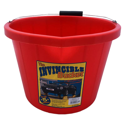 15L Invincible Builders Bucket - Red