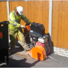 Altrad Belle Duo 350X Twin Blade 14" Floor Saw In Action