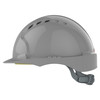 Grey JSP EVO3 Vented Safety Helmet with Slip Ratchet