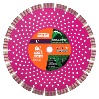 DIATECH F1 General Purpose Diamond Blade - 230 x 22mm
