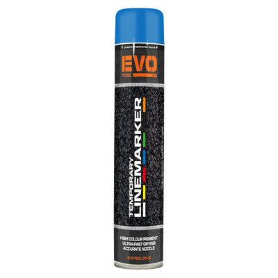 EVO TOOL 750ml Temporary Linemarking Paint - Blue