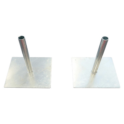 GS6 Telescopic Goalpost Steel Bases