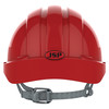Red JSP EVO3 Vented Safety Helmet with Slip Ratchet