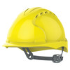 Yellow JSP EVO3 Vented Safety Helmet with Slip Ratchet
