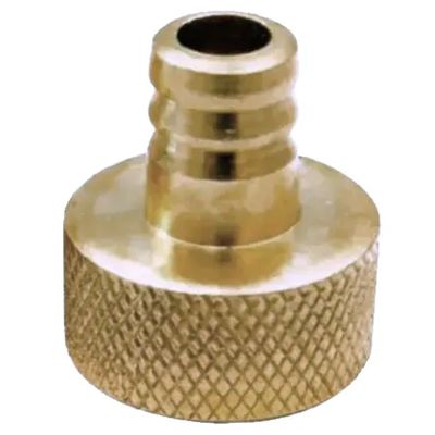 1/2" Brass Nipple Cap for Drain Test Plugs