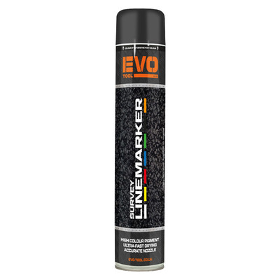EVO TOOL 750ml Survey Linemarking Paint - Black