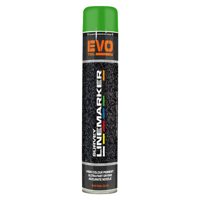 EVO TOOL 750ml Survey Linemarking Paint - Green